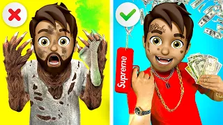 How To Make Money FAST as a TEEN | FUNNY START UPS | Funny School Situations by La La Life Emoji