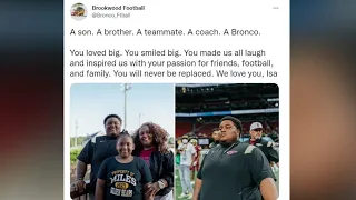 'You loved big' | Brookwood High football mourning loss of assistant coach