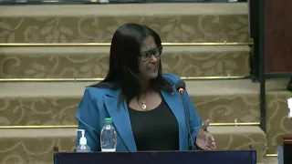 Budget 2023 debate presentation by PPP/C MP Bhagmattie Sheila Veerasammy.