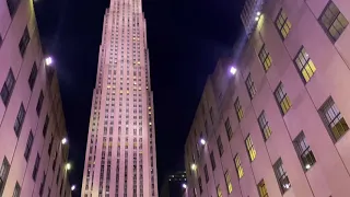 New York City 🎄 Rockefeller Center 🎄Christmas Tree 🎄 O Holy Night