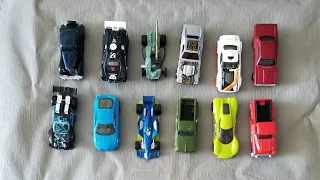 Cars Sliding Down the Board #hotwheels #mattel #matchbox