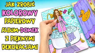 Wspaniały papierowy domek dla lalek w albumie DIY || ZABAWNE I ŁATWE RĘKODZIEŁO!