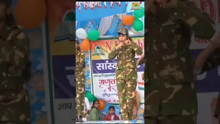 03 संदेशे आते है - Sandese Aate Hai | N K Public School | Patriotic Act on Republic Day #shorts