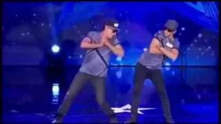 Por momentos parecen robots  estos 2 bailarines en Mexico tiene Talento( YIAN & FUNK POPPER)