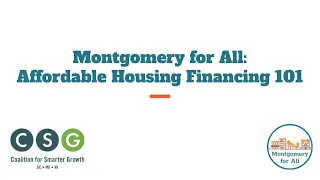 Webinar: Affordable Housing Financing 101