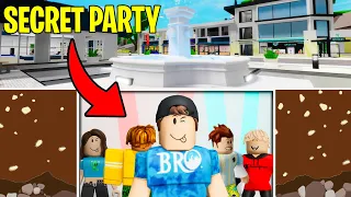 I THREW a SECRET PARTY Under BROOKHAVEN!! (Brookhaven RP)