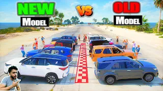 GTA 5: NEW Indian Car Models Vs OLD Modela Cars Impossible Challenges! GTA 5