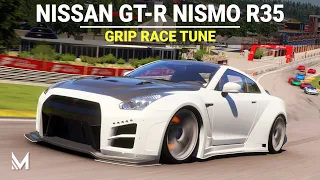 Forza Motorsport - Nissan GT-R Nismo R35 Widebody, FM8 Grip Race Build, Tune & Gameplay