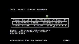 Noam - Goldorak (Grendizer) - Atari 8bit cover (400/800/XL/XE).