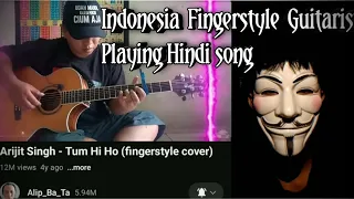 The Most Amazing Guitar Fingerstyle Reaction Ever @ Alip Ba Ta- Tum Hi Ho !!