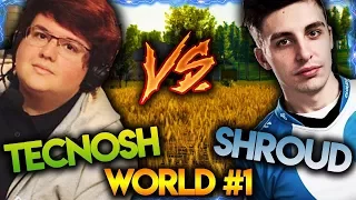 SHROUD VS TECNOSH | BEST PUBG PLAYERS IN THE WORLD | SHROUD AND TECNOSH BEST MOMENTS