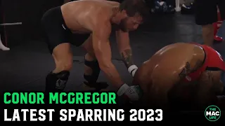 Conor McGregor latest sparring footage ahead of Michael Chandler bout