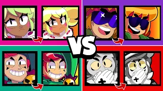 All Brawlers Icons | Real VS Redraw
