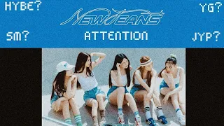 If HYBE, SM, YG & JYP Made "Attention" M/V Teasers - NewJeans