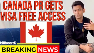 Latest Update April 2022 Canada Permanent Resident PR Card provides visa free access to 23 countries