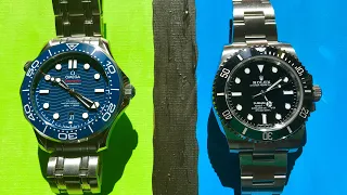 Сравниваем ROLEX SUBMARINER vs OMEGA SEAMASTER | Часть 1