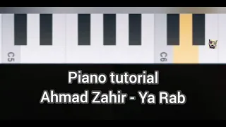 Ahmad Zahir - Ya Rab - Afghan Piano Tutorial آموزش پیانو