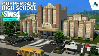 🍎 HIGH SCHOOL 📚 // Sims 4 High School Years Speed Build // NoCC