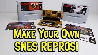 Make SNES Repros At Home - No Tools Required! Easy & Cheap!