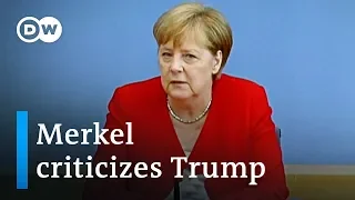 Merkel sides with US congresswomen and rejects Trump remarks | DW News