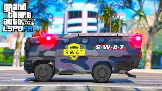 New SWAT is here, let's make bad guys disappear!! (GTA 5 Mods Gameplay)