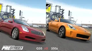 Infinity G35 Vs Nissan 350Z Comparison - NFS ProStreet