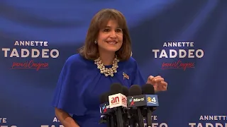 Annette Taddeo CONCEDES to Maria Elvira Salazar in Speech After Race For District 27 | NBC 6 News