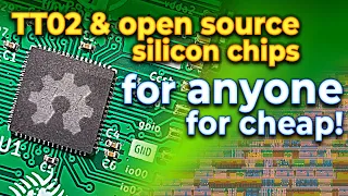 TT02 ASIC/board: Open source silicon chips on Tiny Tapeout! sky130 VLSI design getting started cheap