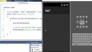 Xamarin Android حل مشكلة ايميلوتر الاندرويد لا يعرض ادوات التصميم