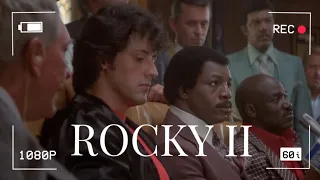 Heated Press Conference | Rocky II | 1979 | 1080 HD 4K