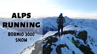 Monte Vallecetta - SNOW RUNNING Bormio 3000 - 4k Stelvio ALPS Drone