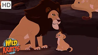 A Lion Dad Takes Good Care of His Cubs | Happy Father's Day | Wild Kratts