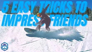 5 Easy Snowboard Tricks to Impress Your Friends