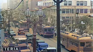 1930s - Views of Los Angeles in color [60fps, Remastered] w/sound design added