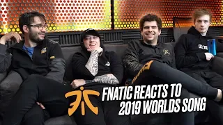 FNATIC Reacts to PHOENIX | Worlds 2019 Song