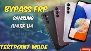 Bypass FRP Samsung A14 U4 Testpoint EUB mode |  Adb Mode Failed