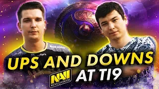 Взлеты и падения NAVI Dota 2 на групповой стадии TI9