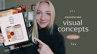 How to Present App UI Design Concepts (template & example)