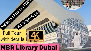 Muhammed bin Rashid Library a complete tour#Free entry tourist places in Dubai#MBR library new