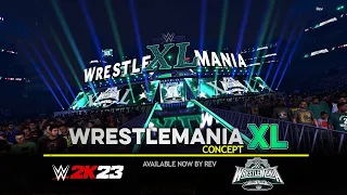 WRESTLEMANIA 40 STAGE CONCEPT FOR WWE 2K23 | DAY/NIGHT ENTRANCE - ARENA MODS