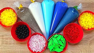 Making Crunchy Slime With Piping Bags | Satisfying Video #33 #usaslime #asmr