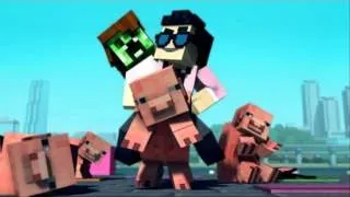 gangnam style minecraft