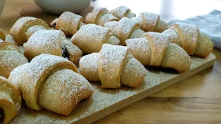 Рогалики НА ВОДЕ🥐 Просто,  вкусно и доступно. БЕЗ ЯИЦ, БЕЗ МОЛОКА. Постная выпечка