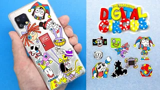 THE AMAZING DIGITAL CIRCUS Stickers DIY & Drawing🤩Funny Paper Craft tutorial🤩You can try now!