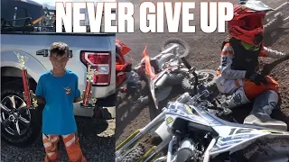 LIFE LESSONS LEARNED FROM RIDING DIRT BIKES | YOUNG MOTOCROSS RIDER TEACHES US ALL A LESSON