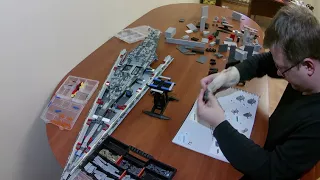 Super Star Destroyer constructing. Leping bricks.