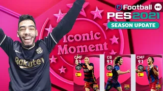 FC BARCELONA - ICONIC MOMENT PACK OPENING PES 2021 MOBILE