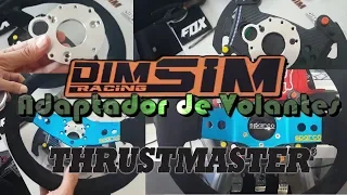 Dim SimRacing - Adaptador de volantes Thrustmaster Sparco R383/Alcantara/Leather/Ferrari