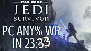 Star Wars: Jedi Survivor Speedrun WR - in 23:33 (Any% PC, Unres.)