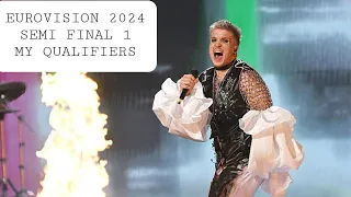 Eurovision 2024 | Semi Final 1 | My 10 Qualifiers